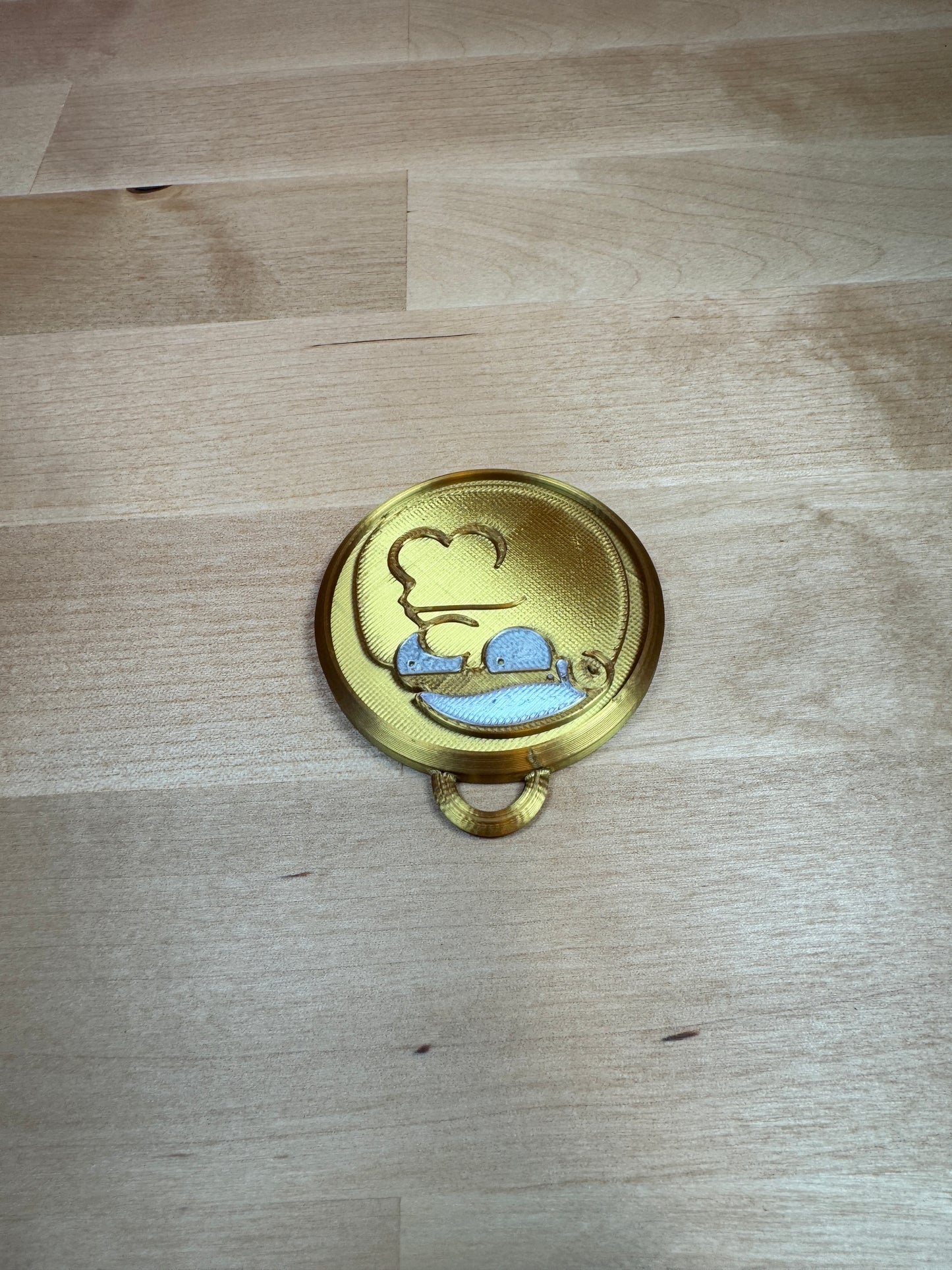 Peter Griffin inspired Medallion Keychain
