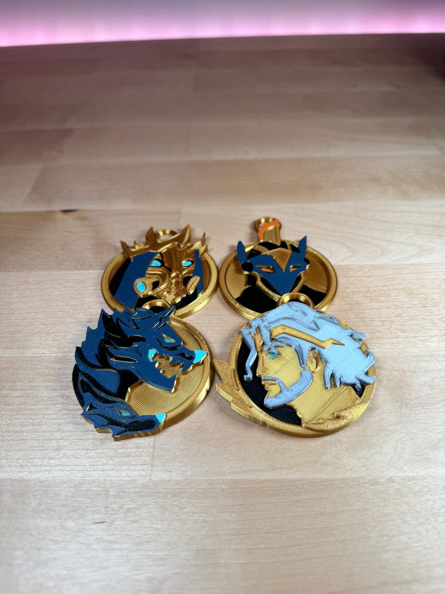 Season 2 medallions - Set of 4