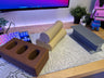 Giant Building Material Props – Metal, Wood & Brick Gaming Mats