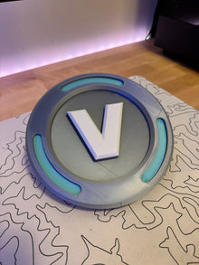 MASSIVE V-Buck Coin Prop – Giant Gaming Currency Replica